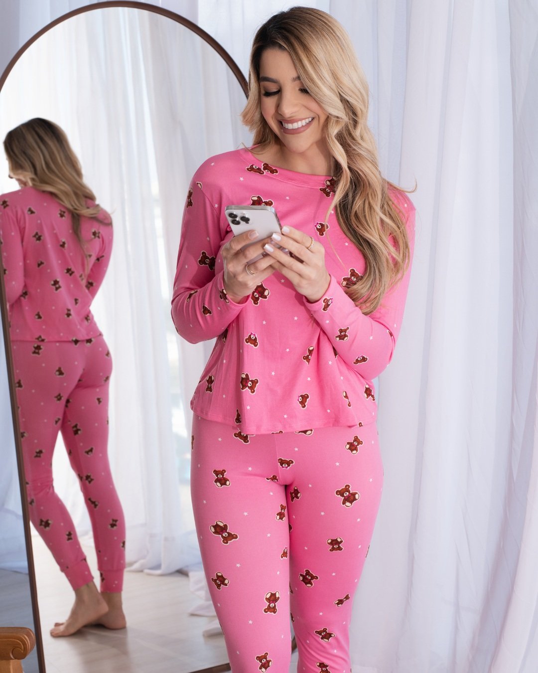 PIJAMA SUEDE LIGHT PLUS SIZE