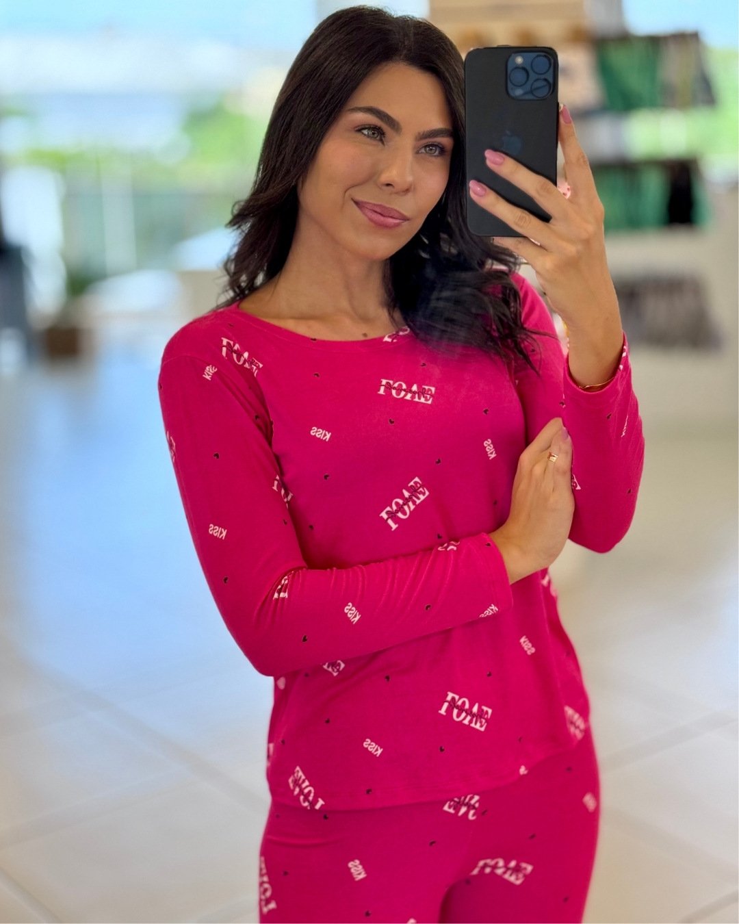 PIJAMA SUEDE LIGHT PLUS SIZE